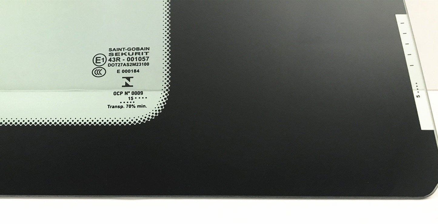 OEM Passenger Right Side Quarter Window Quarter Glass Compatible with Mini Cooper 2 Door Hatchback 2007-2015 Models