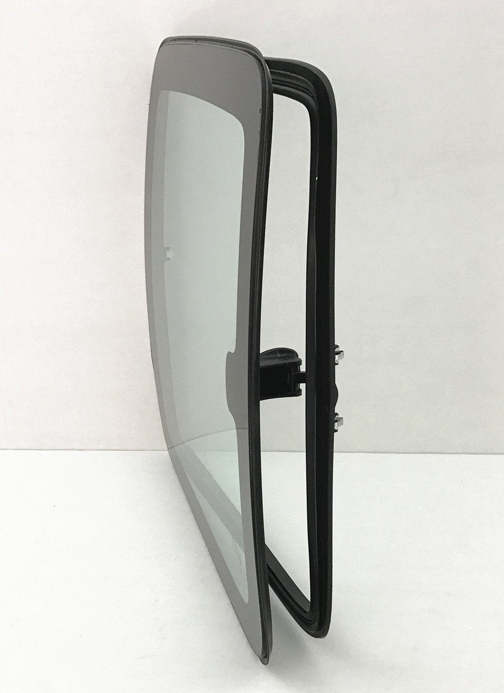 Movable Driver Left Side Rear Quarter Window Quarter Glass With Frame & Latch Compatible with GMC Sierra 1999-2006 / Sierra Classic 2007 Extended Cab Pickup Models