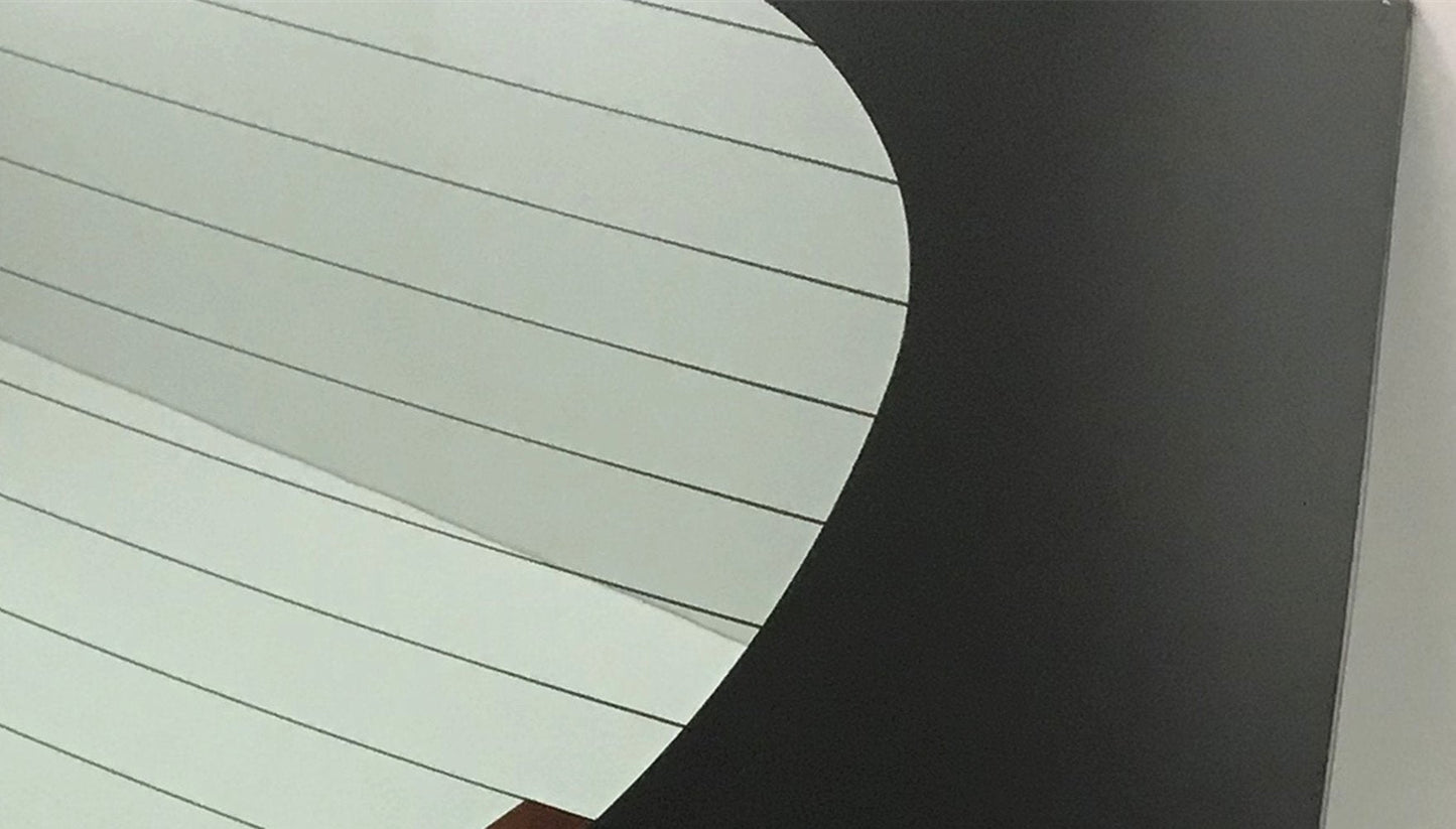 Heated Back Window Back Glass Compatible with Scion IQ 2 Door Hatchback 2011-2014 Models