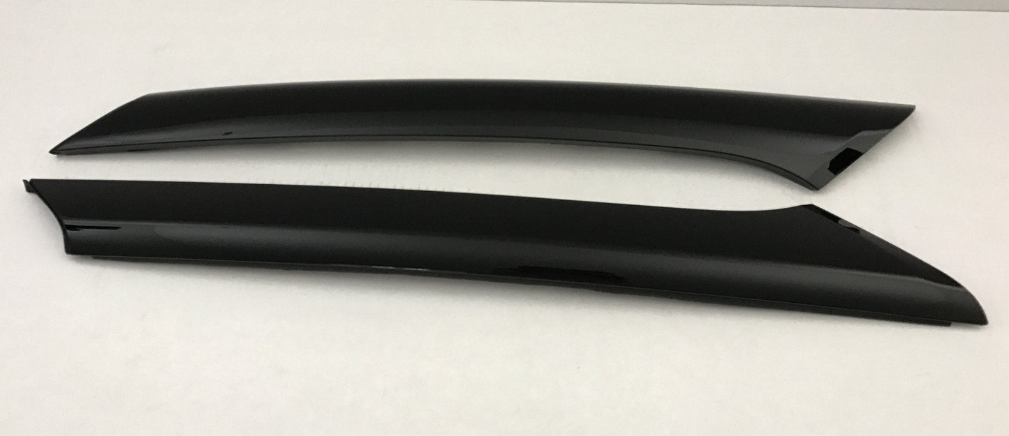Passenger (R) + Driver Side (L) Pair Of Windshield-Outer Pillar Trim Molding Compatible with Ford Flex 2009-2019 Models
