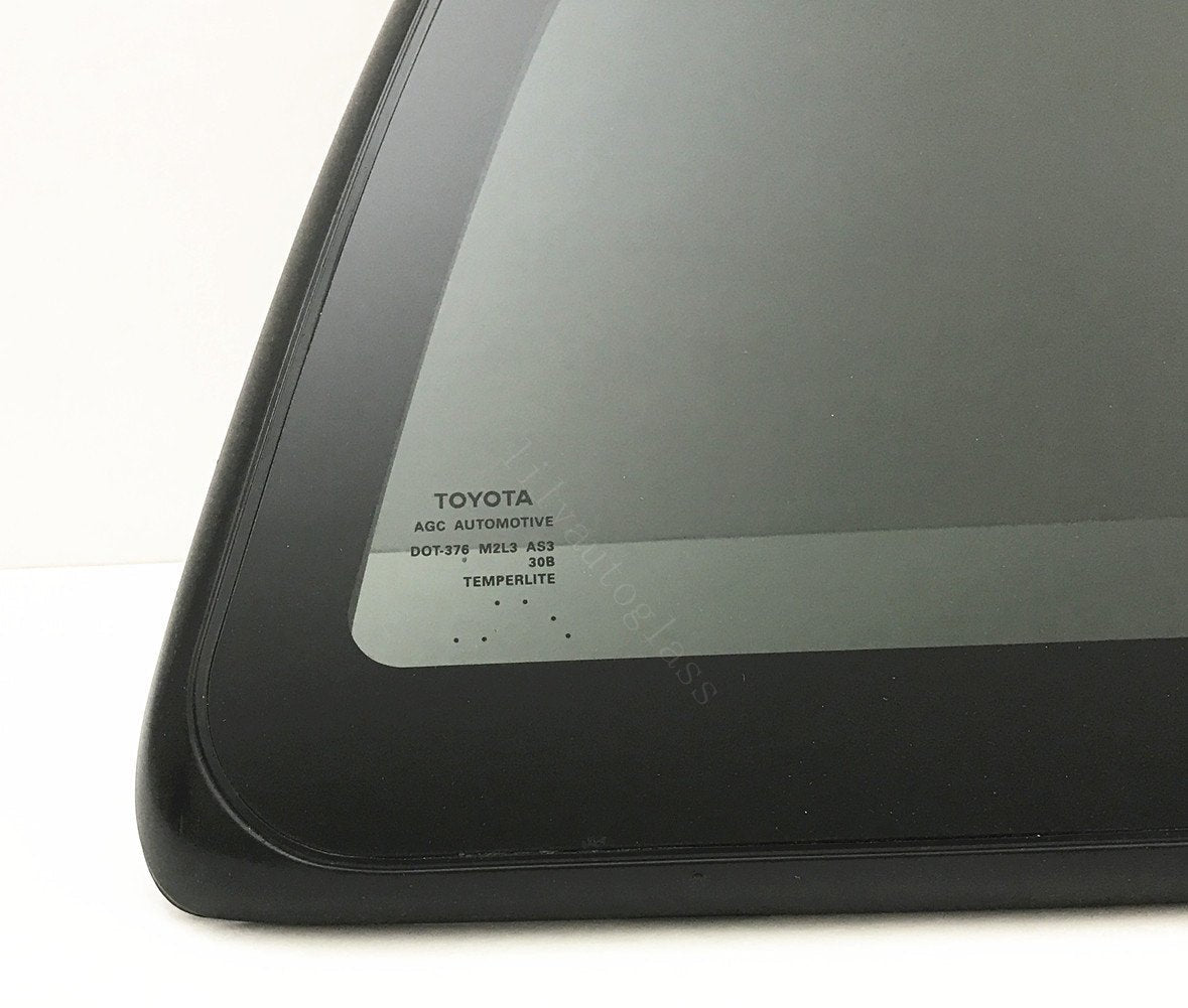 OE Sliding Back Window Glass Complete Back Power Slider W/ Center Piece Compatible with Toyota Tacoma Pickup 2017-2023 Models