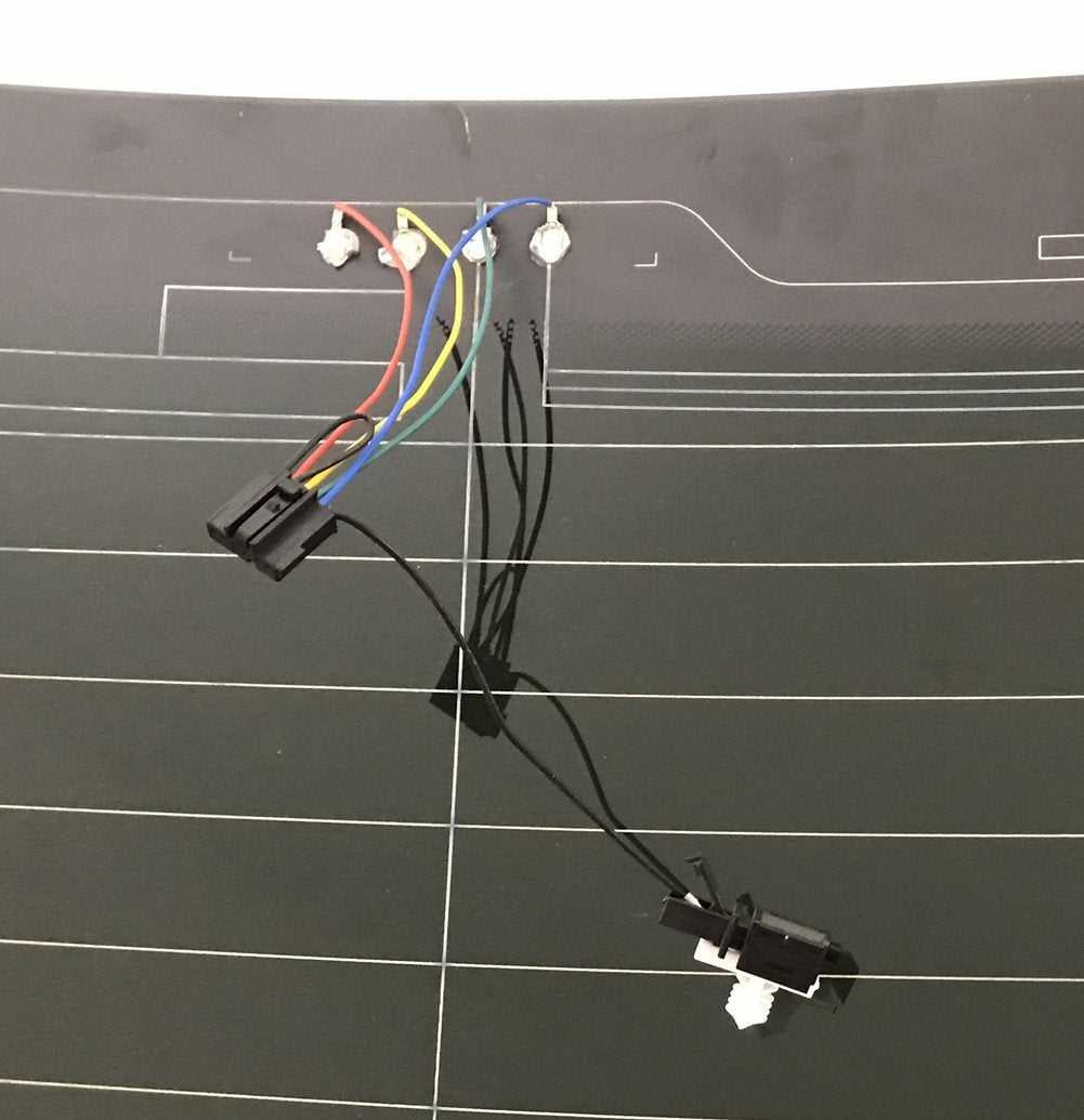 Heated Back Window Back Glass Compatible with Porsche Cayenne 2011-2018 Models