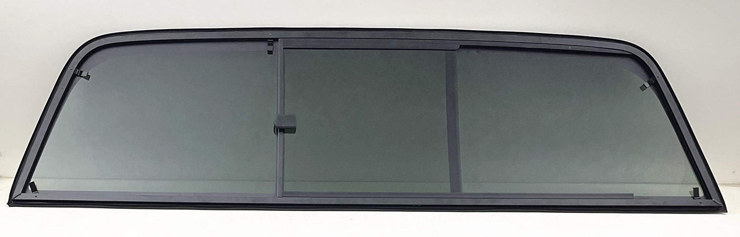 Manual Sliding Back Window Glass Back Slider Compatible with Dodge Ram 1500 Pickup 1994-1997 2 Door Standard Cab Models Only / 1500 1998-2001 All Models / 2500 3500 1994-2002 All Models