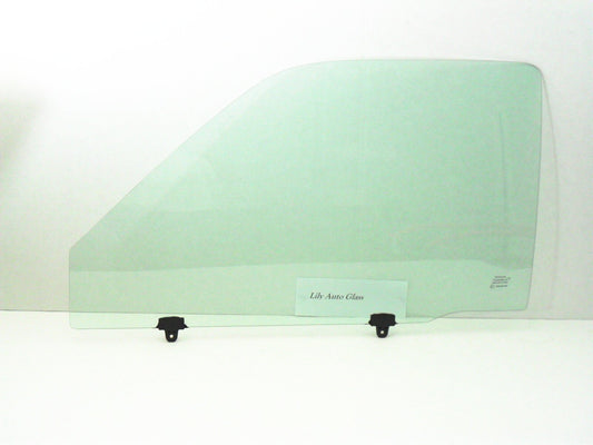 Driver Left Side Front Door Window Door Glass without VENT Style Compatible with Toyota Pickup Truck 1989-1995 / 4runner 1990-1991 Models