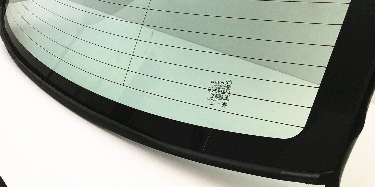 Heated Back Window Back Glass Compatible with Dodge Charger 2011-2014 4 Door Sedan Models