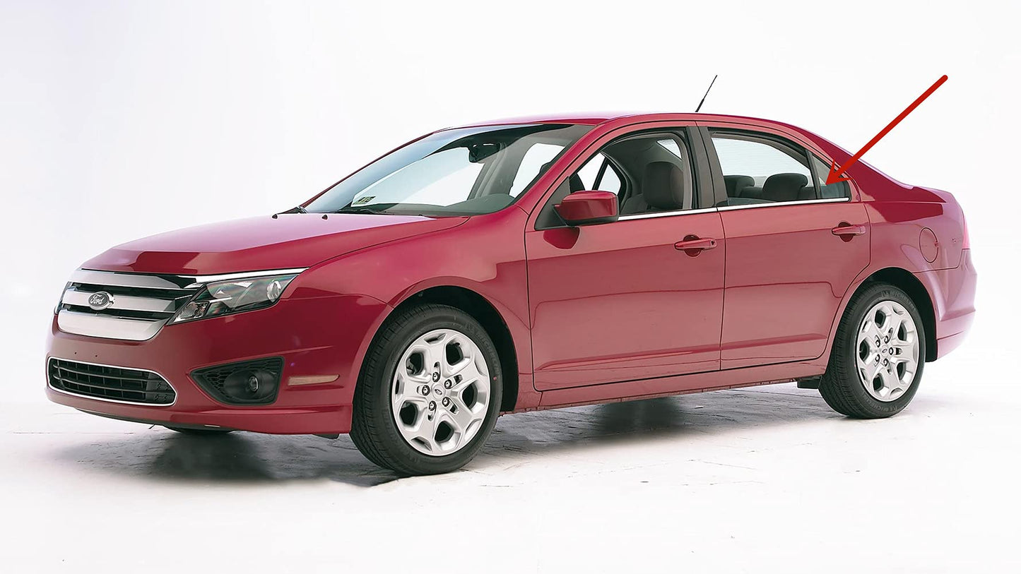 Driver Left Side Rear Vent Window Vent Glass Compatible with Lincoln MKZ 4 Door Sedan 2007-2012 Models