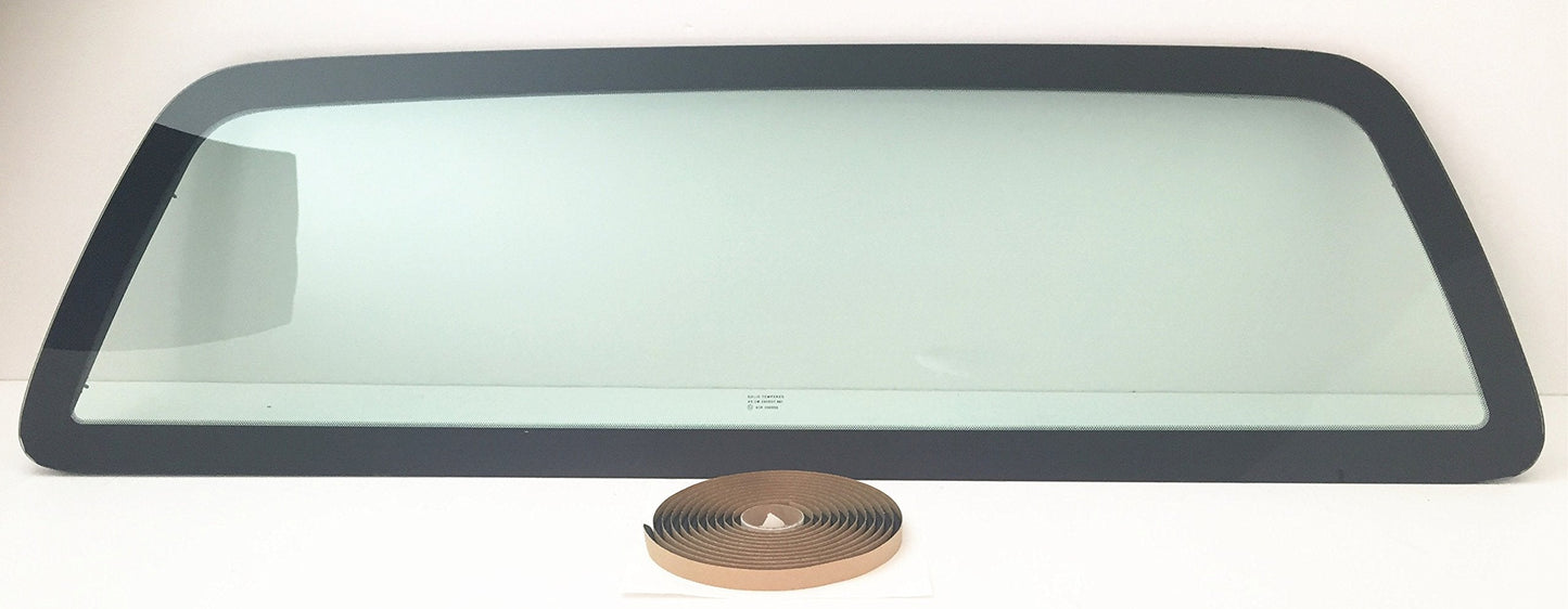 Stationary Back Window Back Glass Compatible with Ford F150 Pickup 1997-2003 Models/F250LD(Light Duty) Pickup 1997-1999 Models/F150 Heritage 2004 Models
