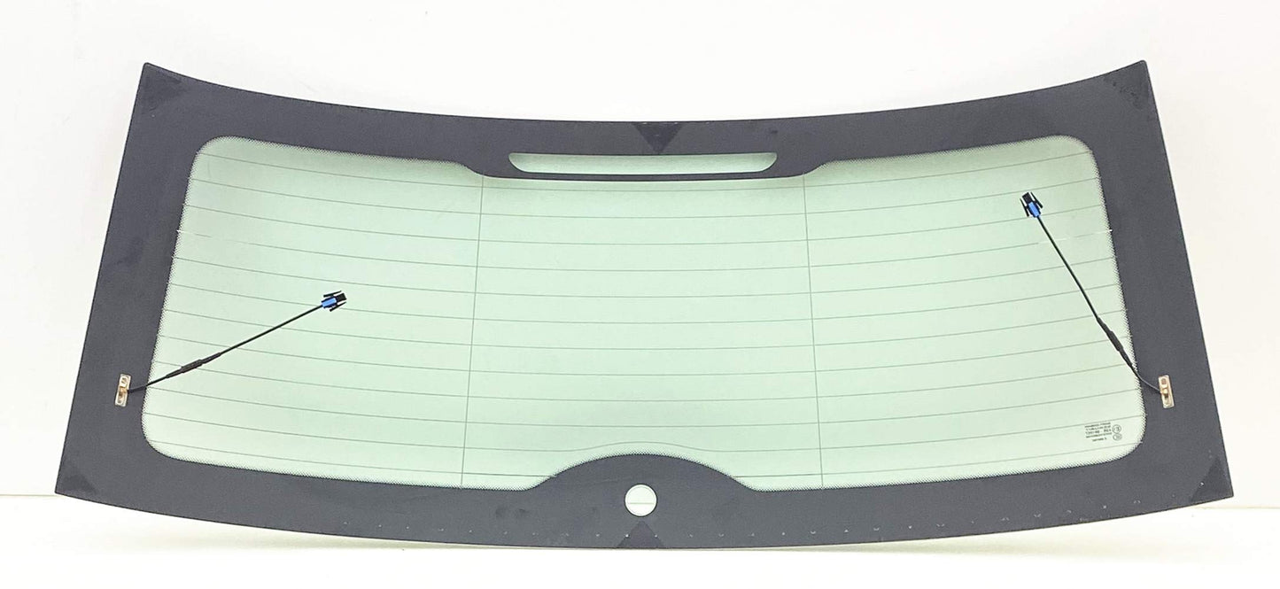 Heated Back Window Back Glass with 2 Connector Leads Compatible with Mini Cooper 2 Door Hatchback 2010-2015 Models