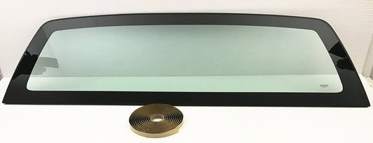 Stationary Back Window Back Glass Compatible with Ford F150 Pickup 2004-2014 Models