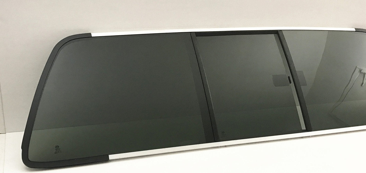 Sliding Back Window Glass Back Slider Compatible with Ford F250/F250HD/F350/F450/F550/F650/F750 1999-2007 Models