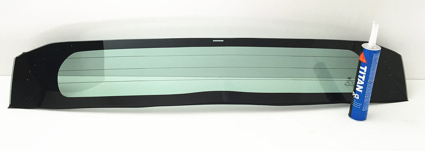 Lower Rear Heated Back Window Back Glass OEM Look Compatible with Toyota Prius 4 Door Hatchback 2010-2015 Models