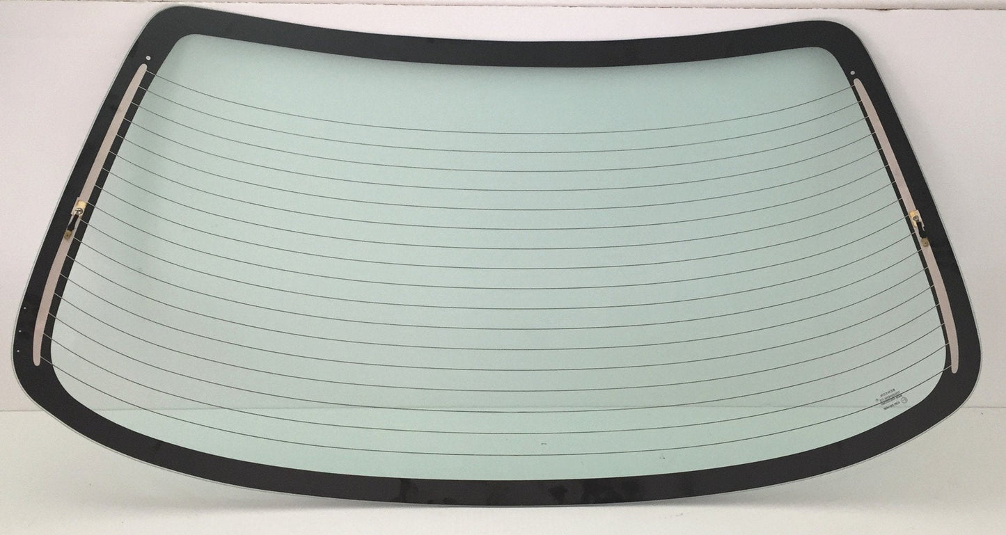 Heated Back Window Back Glass Compatible with Toyota Corolla/Chevrolet Prizm 4 Door Sedan 1998-2002