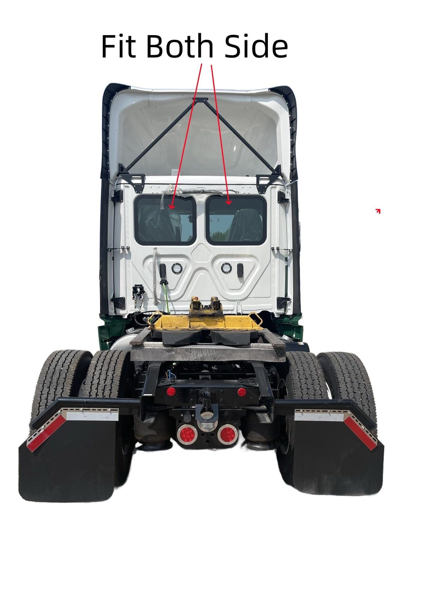 Back Window Back Glass Compatible with Freightliner Cascadia 2008-2024 Models