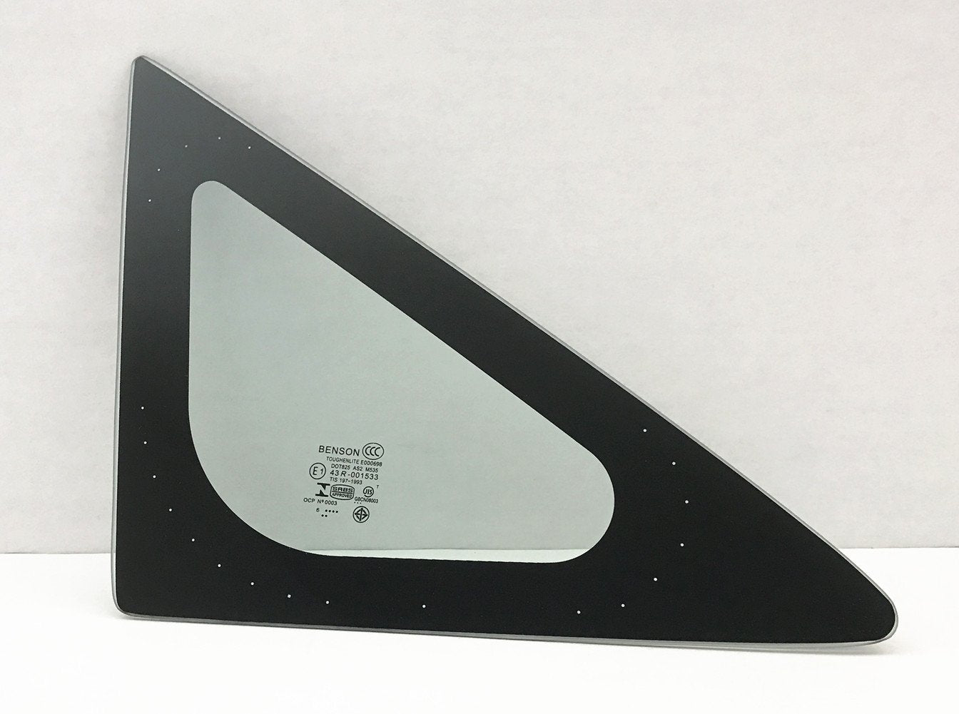 Passenger Right Side Front Vent Window Vent Glass Compatible with Honda Fit 4 Door Hatchback 2015-2020 Models