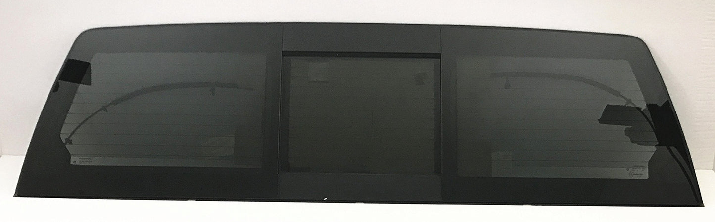 OE W/Motor Heated Sliding Back Window Glass Back Power Slider Compatible with Ram Pickup 2013-2018 1500 / 2019-2024 1500Classic / 2013-2025 2500 3500 4500 5500 Models