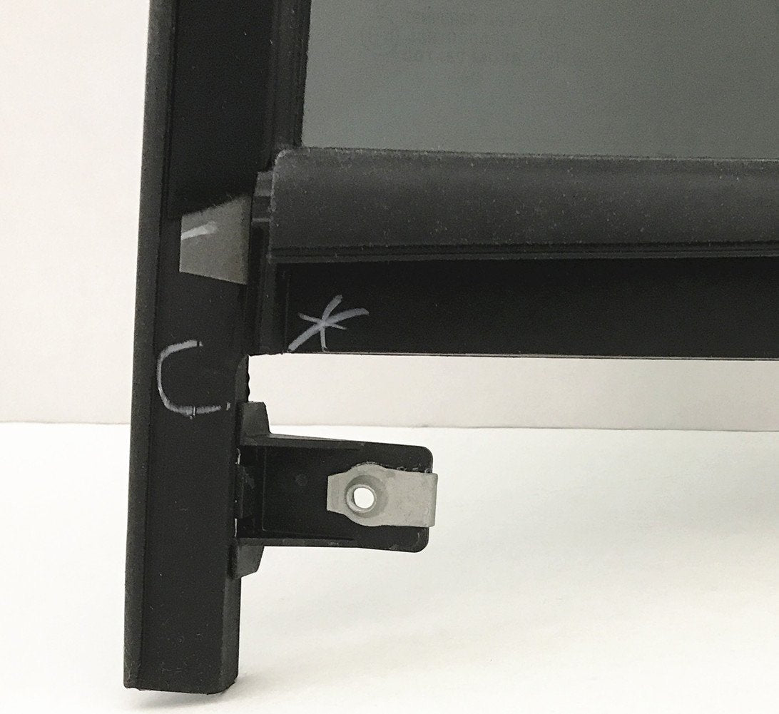 OE w/Logo Driver Left Side Rear Vent Window Vent Glass Compatible with Ford Explorer 2011-2019 Models