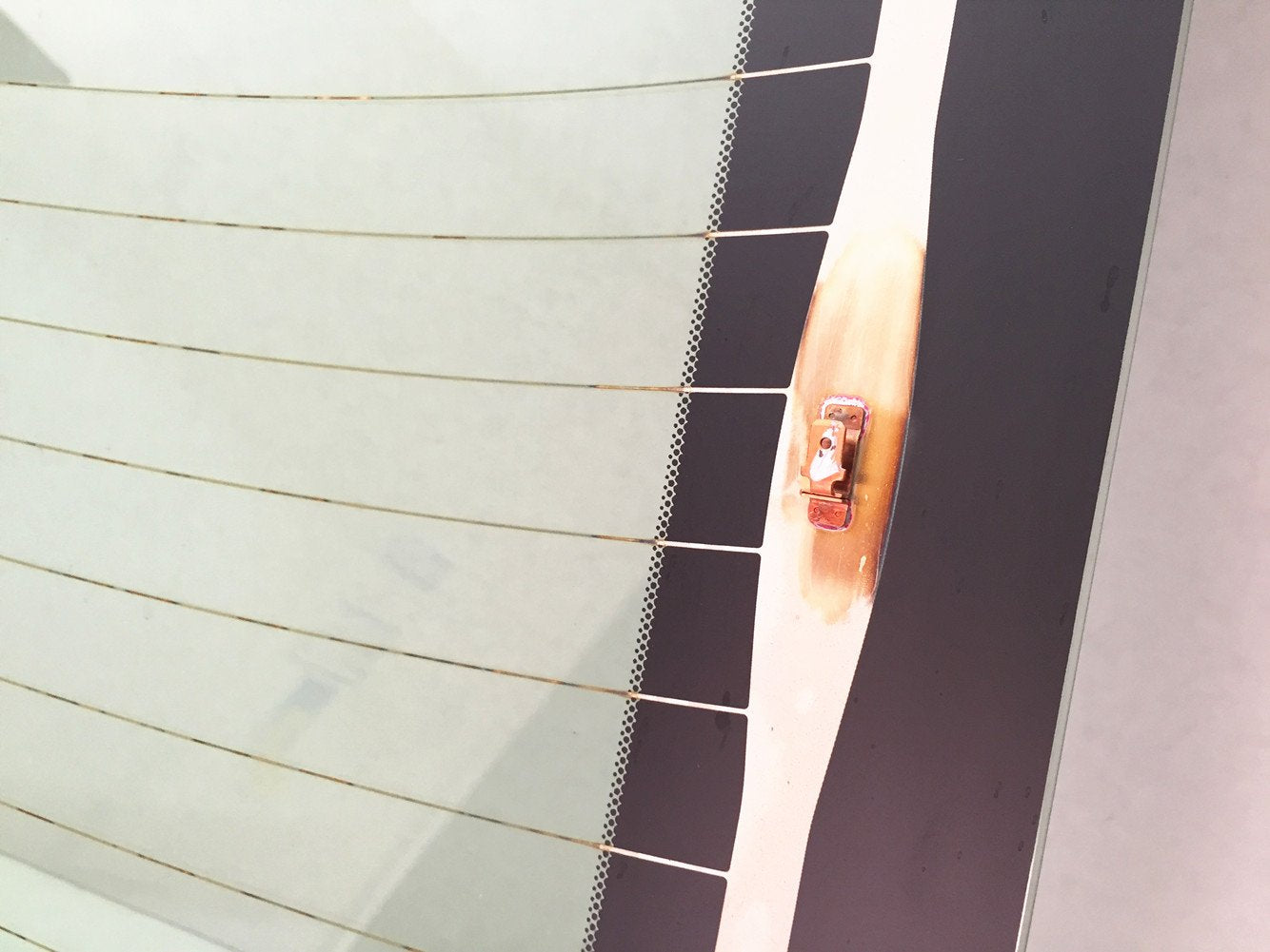 Heated Back Window Back Glass Compatible with Nissan Sentra 4 Door Sedan 2013-2019 Models