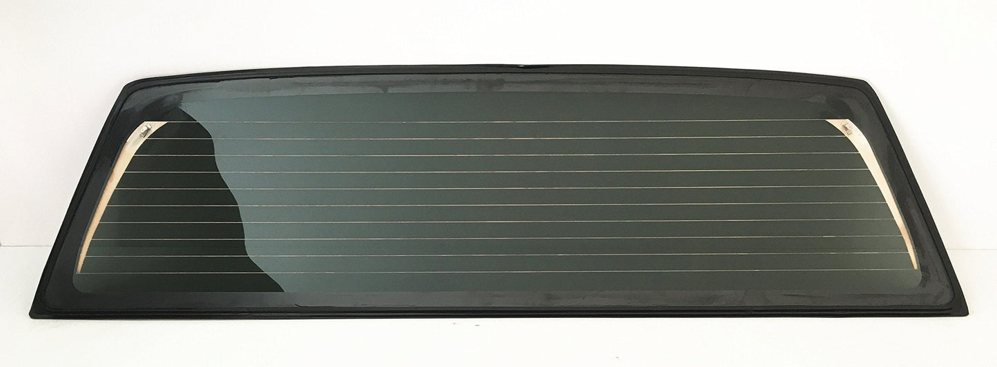 Heated Back Window Back Glass Compatible with Nissan Frontier Pickup 4 Door Crew Cab 2001-2004 Models