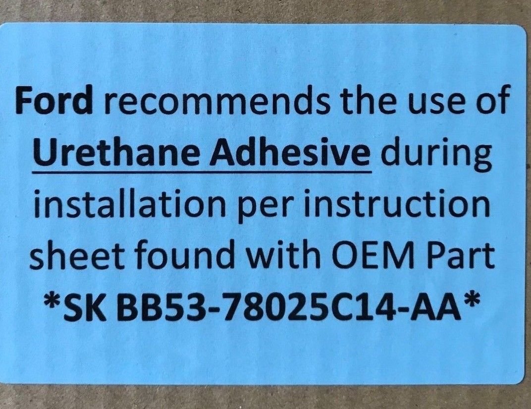 TYG DW1843 (L) Windshield Trim Molding for Ford Explorer Windshield-Outer Pillar Driver Side L/H