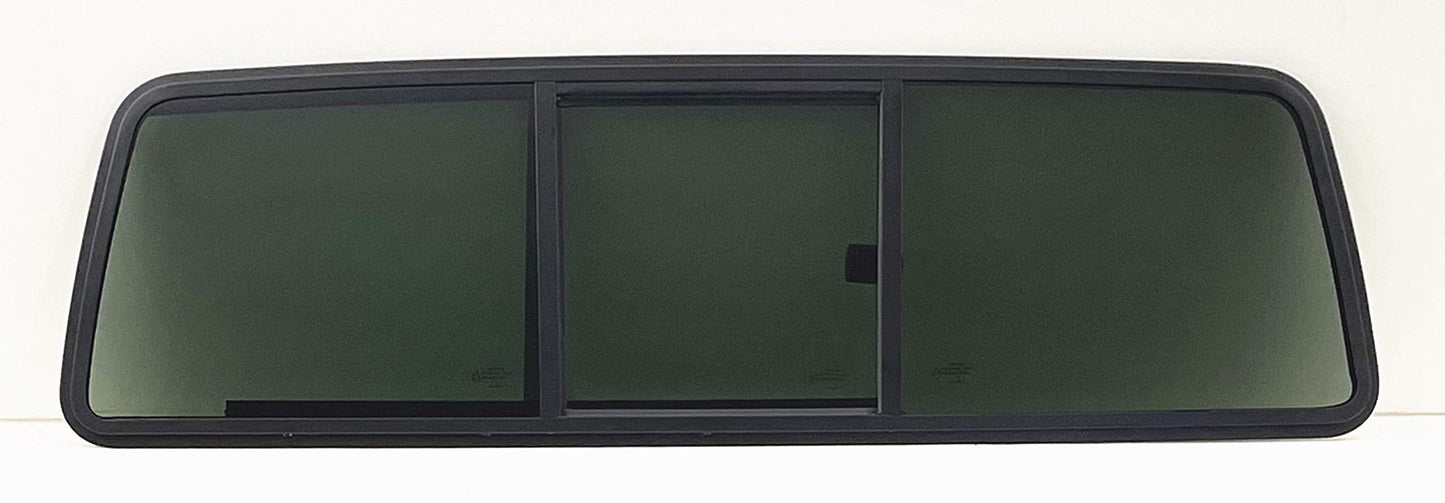 Back Sliding Window Glass Manual Back Slider Compatible with Ford Ranger/Mazda B2300/Mazda B3000/Mazda B4000 2 Door Standard Cab Pickup 1983-1997 Models
