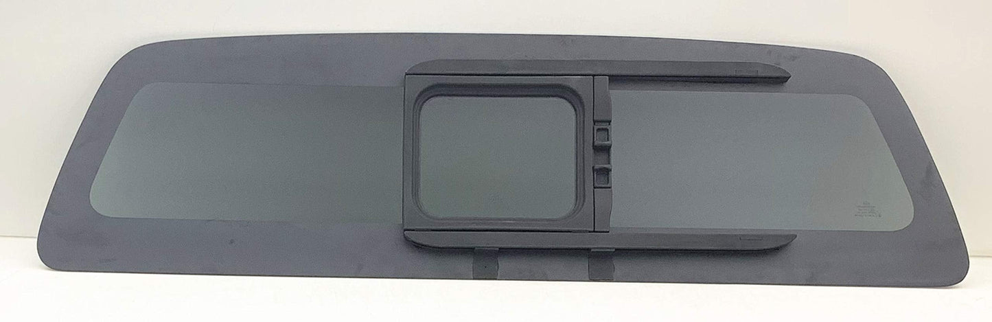 Back Window Glass Back Slider Manual Compatible with Nissan Frontier/Suzuki Equator 2005-2020 Models