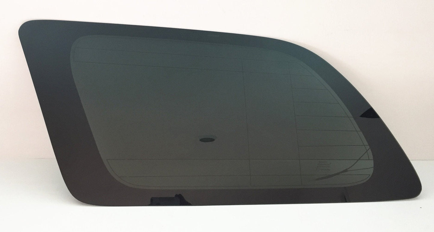 Driver Left Side Rear Quarter Glass Quarter Window W/Antenna Style Compatible with Toyota Sequoia 2008-2022 Models