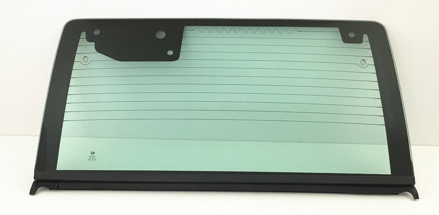 Heated Back Tailgate Window Back Glass Compatible with Jeep Wrangler 2007-2010 Models