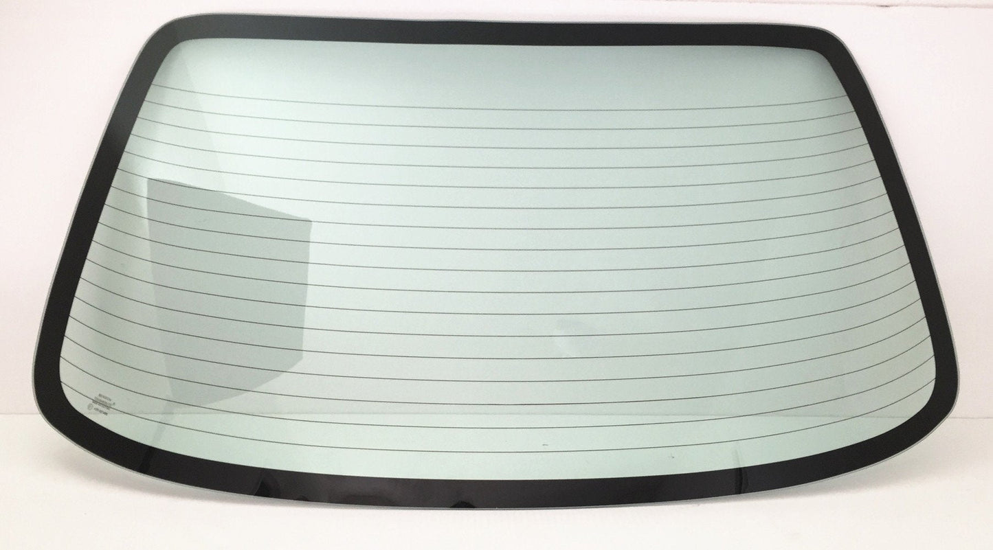 Heated Back Window Back Glass Compatible with Toyota Corolla/Chevrolet Prizm 4 Door Sedan 1998-2002