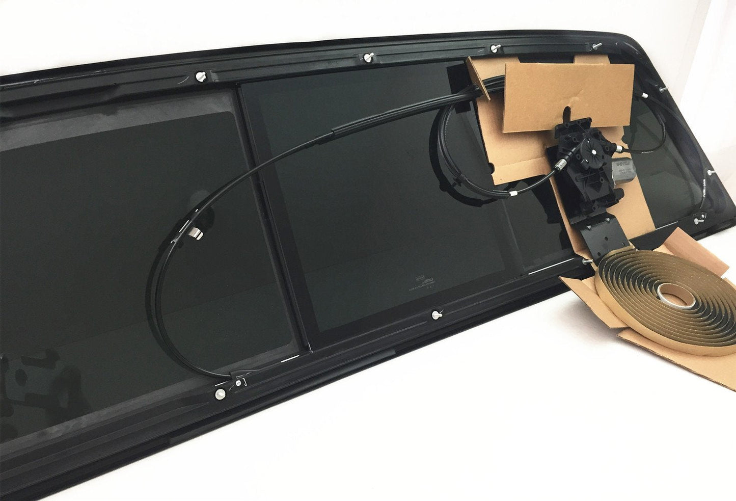 OE Sliding Back Window Back Glass Power Slider Compatible with Ford F150 Pickup 2004-2014/Lincoln Mark LT 2006-2008 Models