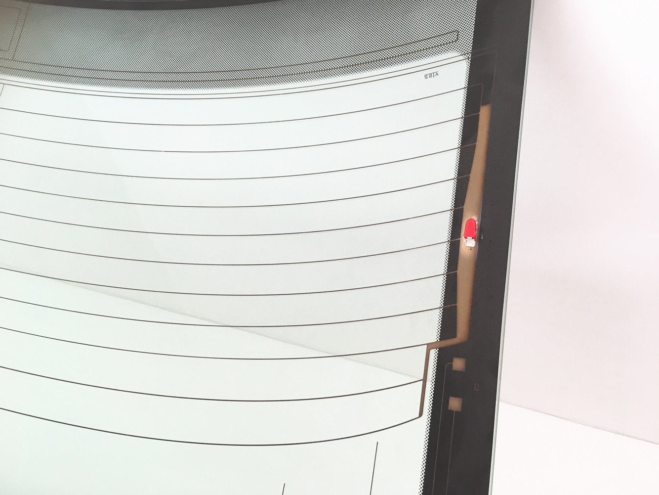 Heated Back Window Back Glass Compatible with Nissan Maxima 4 Door Sedan 2004-2008 Models