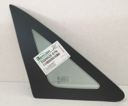 Driver Left Side Rear Quarter Glass Quarter Window Compatible with Ford Focus 4 Door Sedan 2000-2007 Models