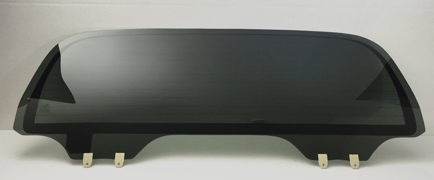 Heated Power Drop Down?Style Back Window Back Glass Compatible with Toyota Tundra Pickup 4 Door Crew Cab 2004-2006 Models