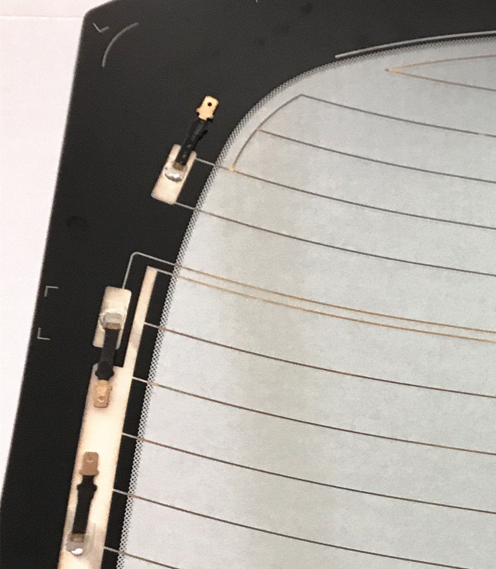 Heated Back Window Back Glass with Diversity Antenna Compatible with Kia Optima 4 Door Sedan 2016-2020 Models