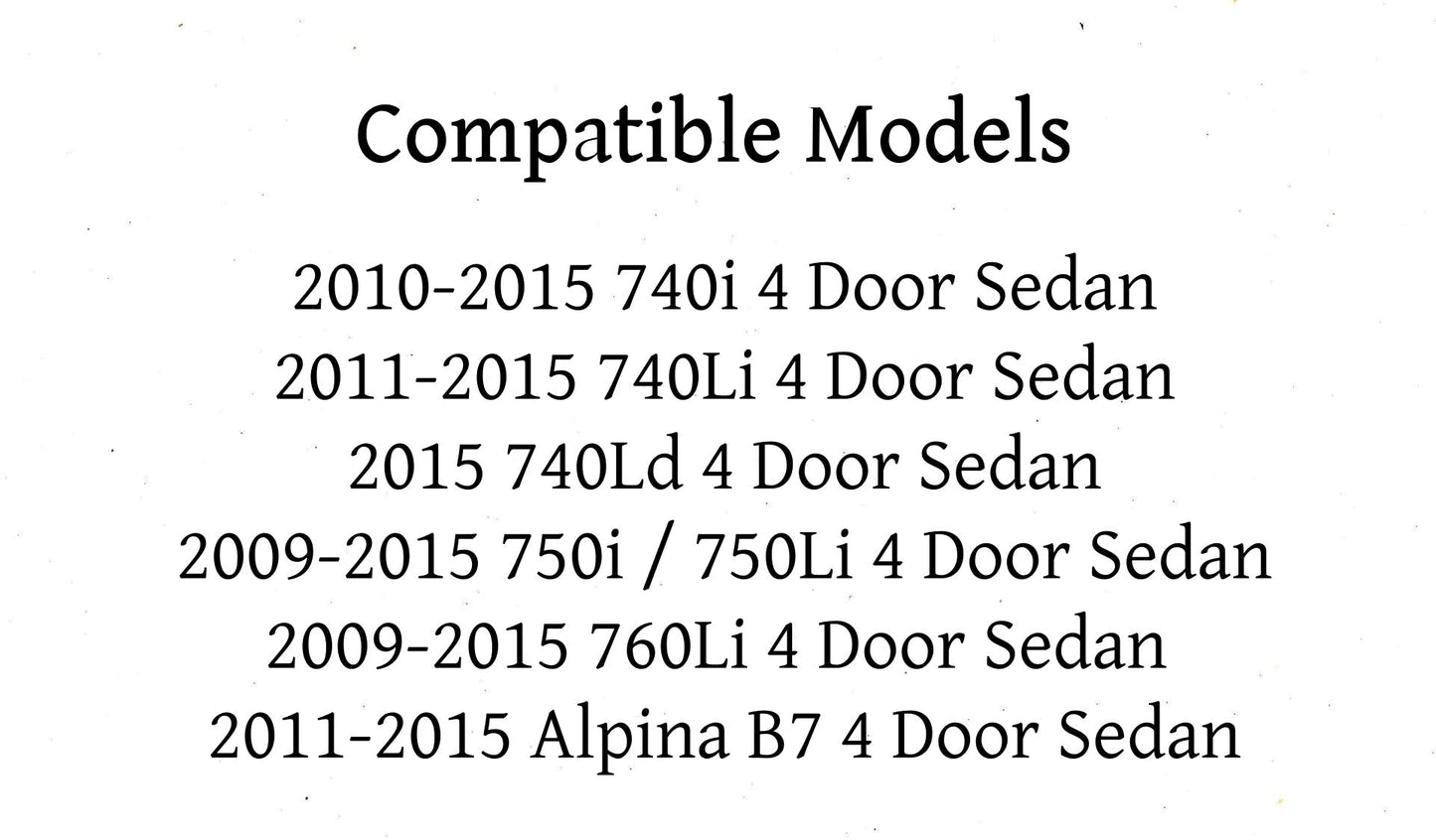 Driver Left Side Front Door Window Door Glass Compatible with BMW 740i / 740Li / 740Ld / 750i / 750Li / 760Li / Alpina B7 2009-2015 Models