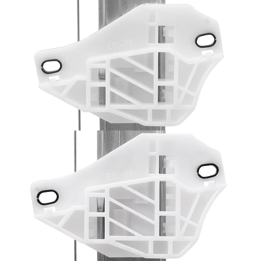 Front and Rear Driver Side Power Window Regulators with Motor-6 Pin Connector Compatible with 2017-2020 CR-V & 2020 CR-V Hybrid