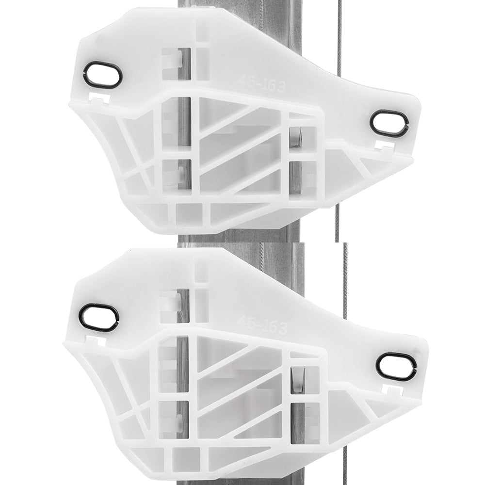 Driver and Passenger Side Front and Rear Power Window Regulators with Motor-6 Pin Connector 4 Piece Set Compatible with 2017-2020 CR-V & 2020 CR-V Hybrid