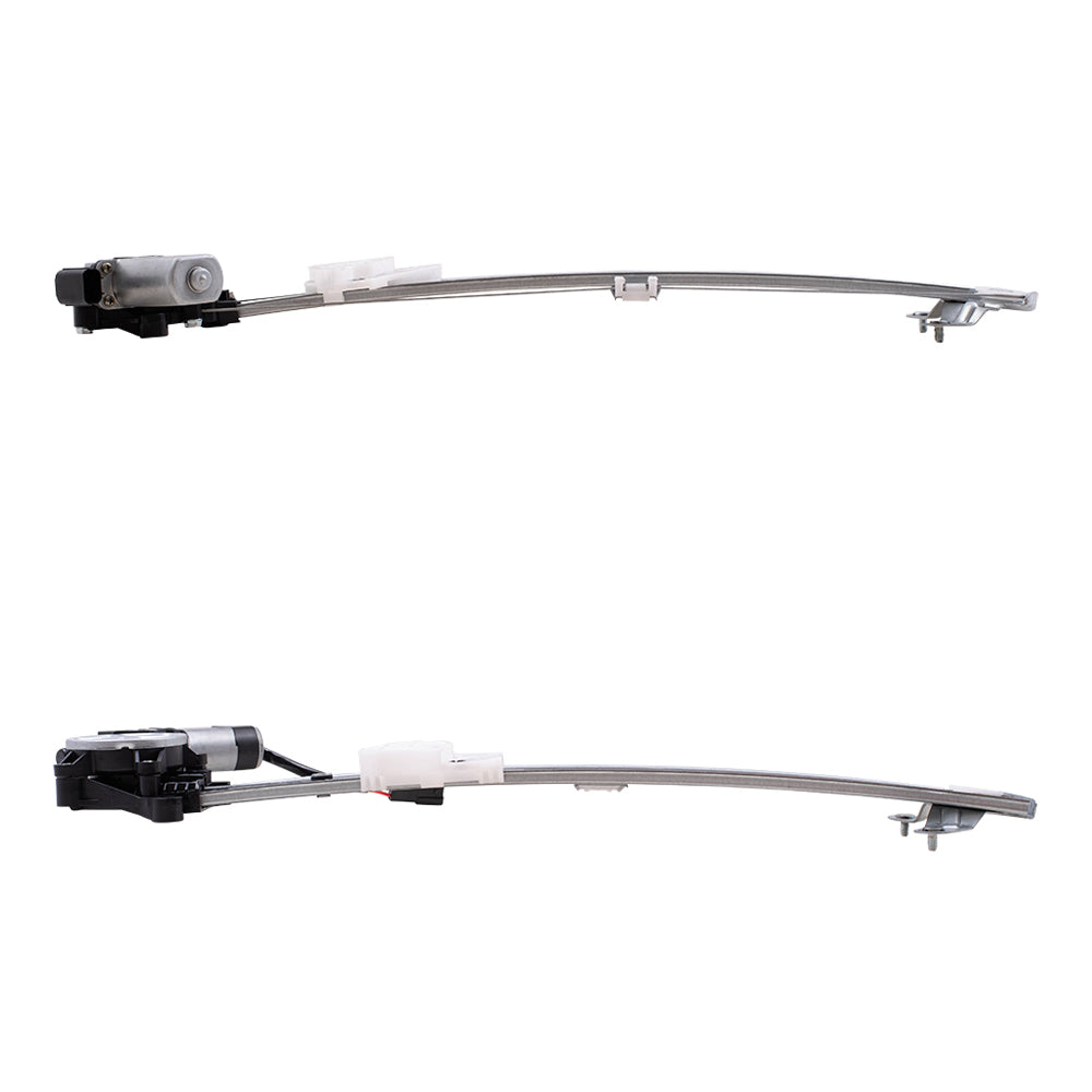 Driver and Passenger Side Front and Rear Power Window Regulators with Motor-6 Pin Connector 4 Piece Set Compatible with 2017-2020 CR-V & 2020 CR-V Hybrid