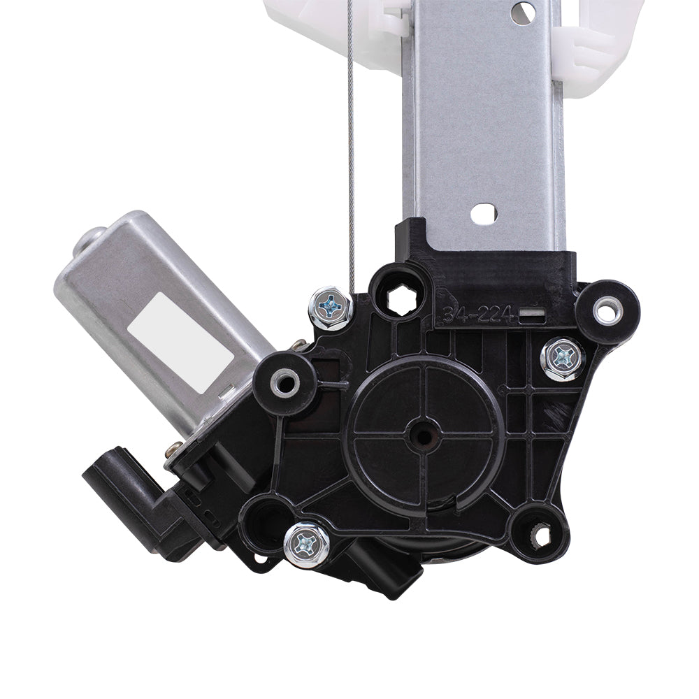 Front Driver and Passenger Side Power Window Regulators with Motor-6 Pin Connector Compatible with 2017-2020 CR-V & 2020 CR-V Hybrid