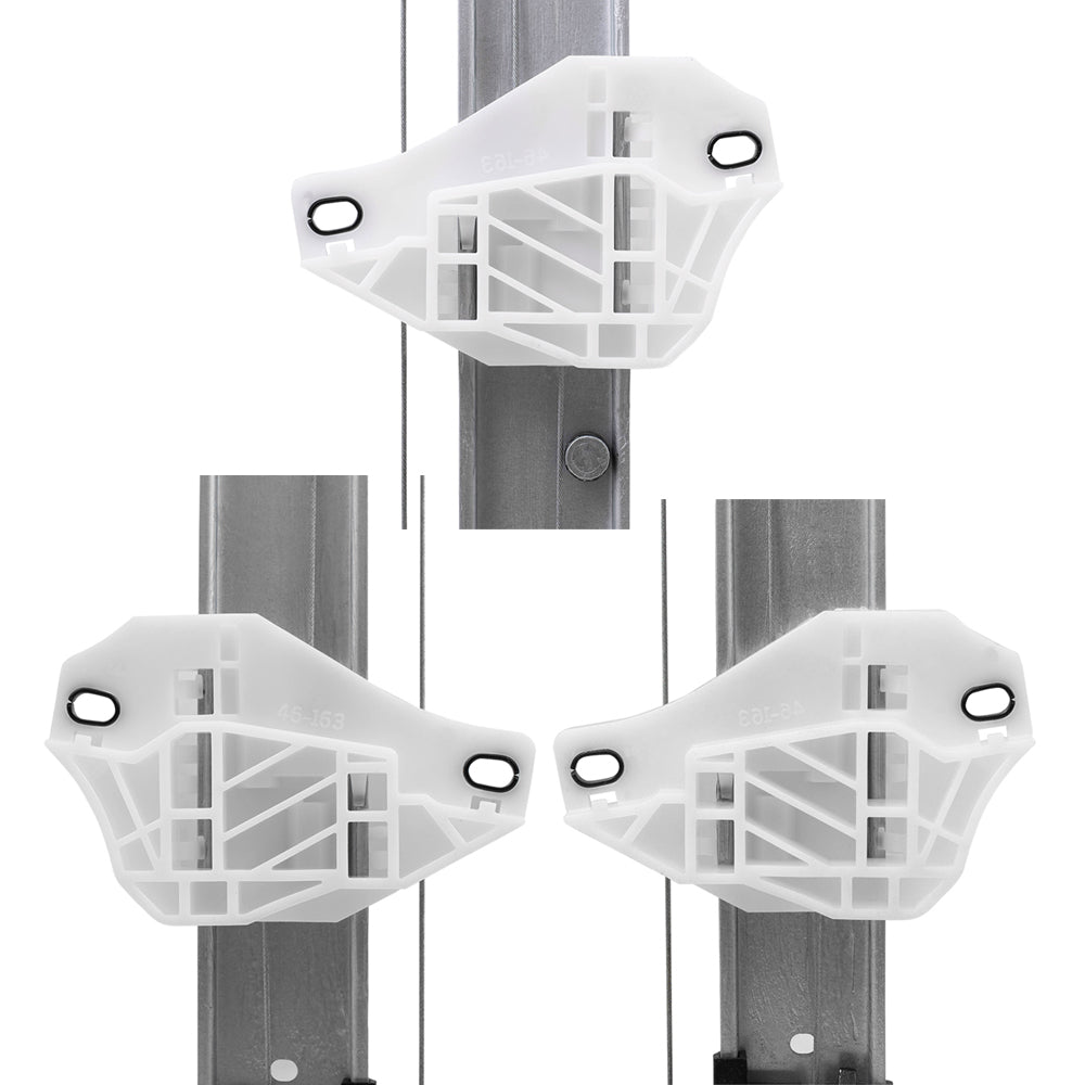 Driver and Passenger Side Front and Rear Power Window Regulators with Motor 4 Piece Set Compatible with 2017-2020 CR-V LX & 2020 CR-V Hybrid LX