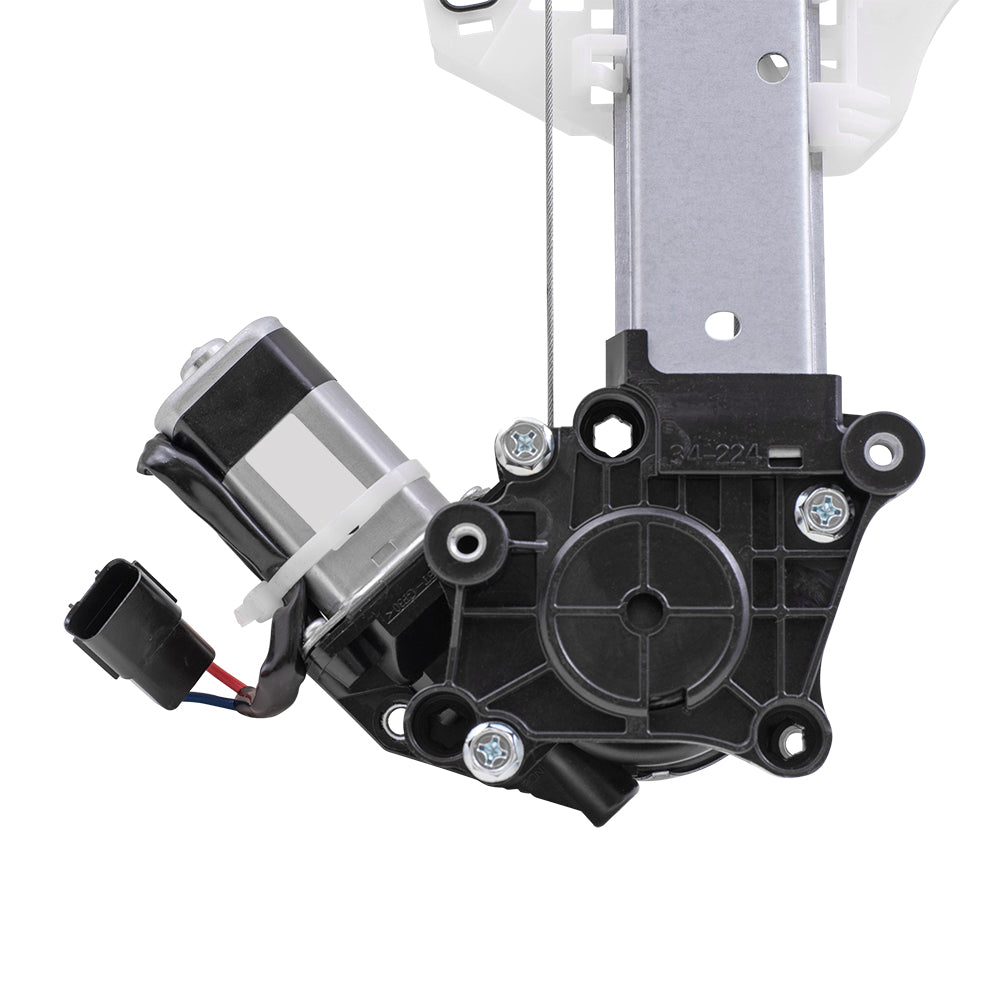 Front Driver and Passenger Side Power Window Regulators with Motor Compatible with 2017-2020 CR-V LX & 2020 CR-V Hybrid LX