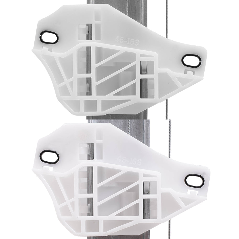 Front and Rear Passenger Side Power Window Regulators with Motor-2 Pin Connector Compatible with 2017-2020 CR-V LX & 2020 CR-V Hybrid LX