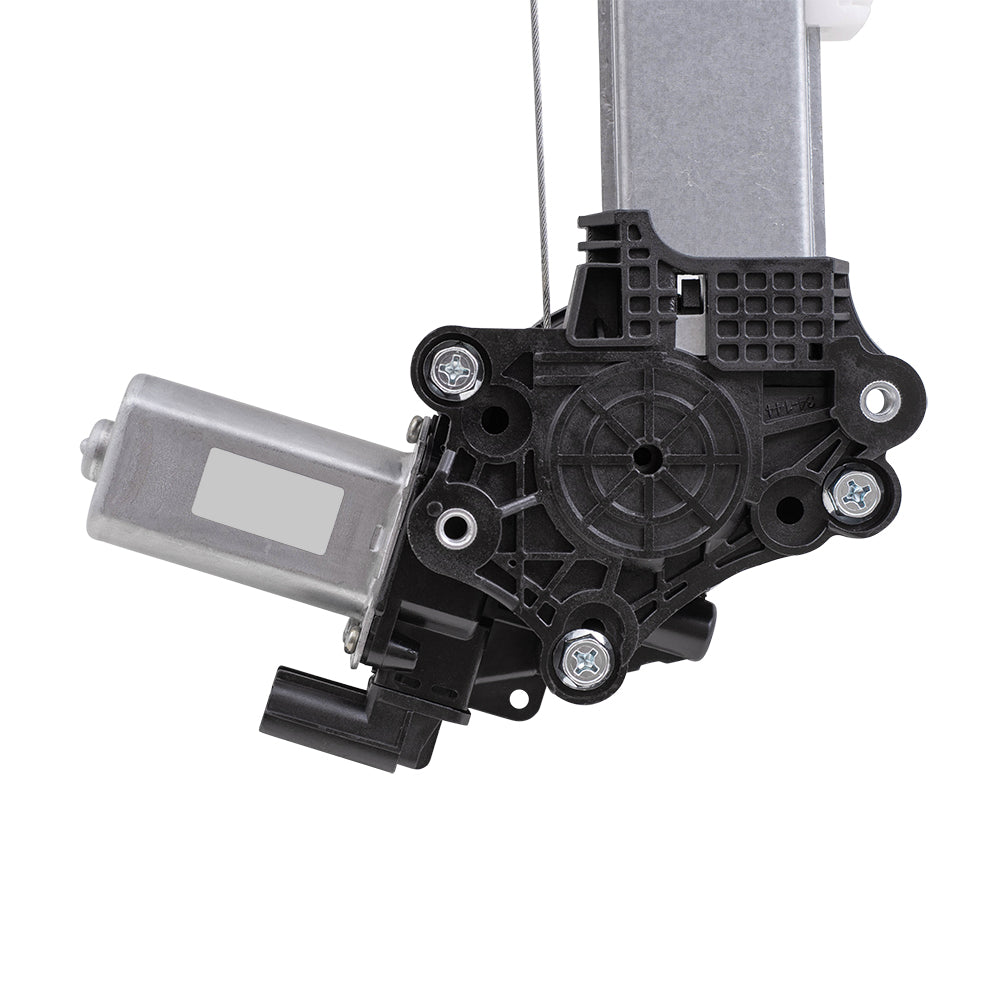 Front Driver and Passenger Side Power Window Regulators with Motor-6 Pin Connector Compatible with 2013-2017 Accord Coupe EXCLUDING LX-S