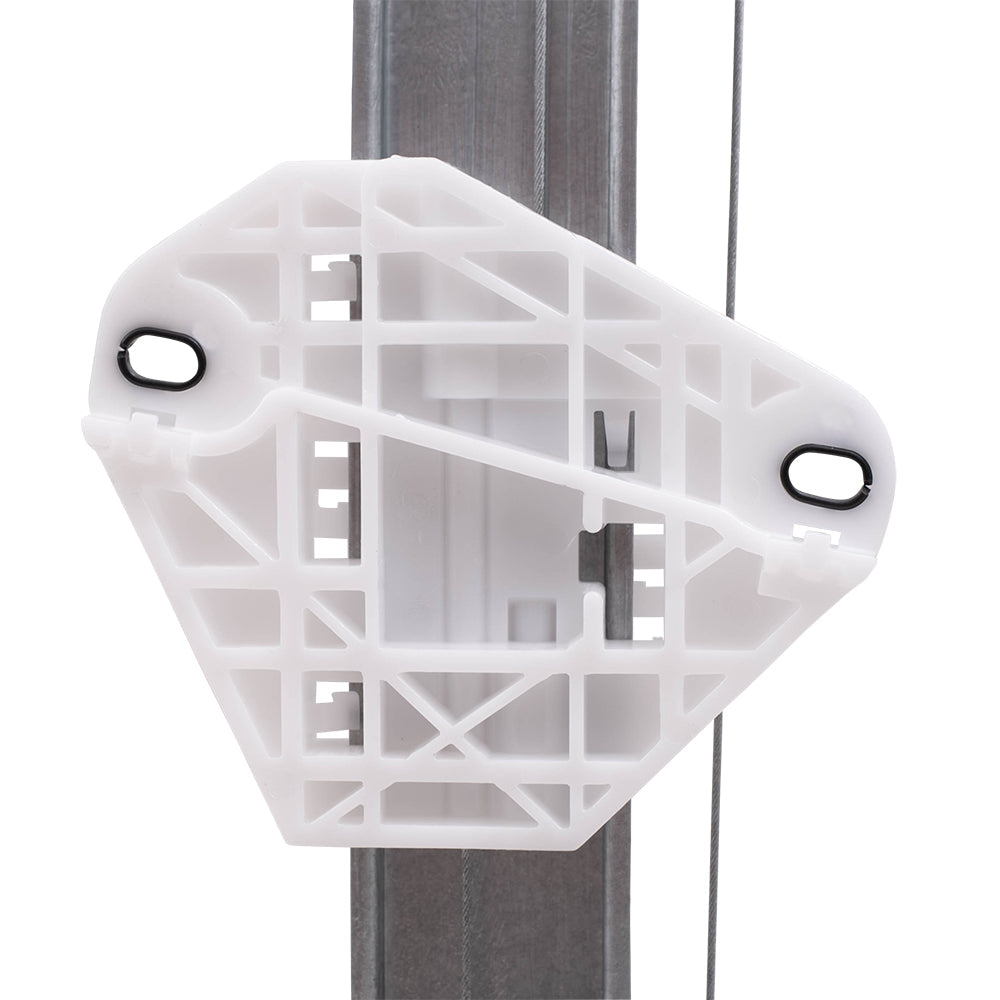 Front Driver and Passenger Side Power Window Regulators with Motor-6 Pin Connector Compatible with 2013-2017 Accord Coupe EXCLUDING LX-S