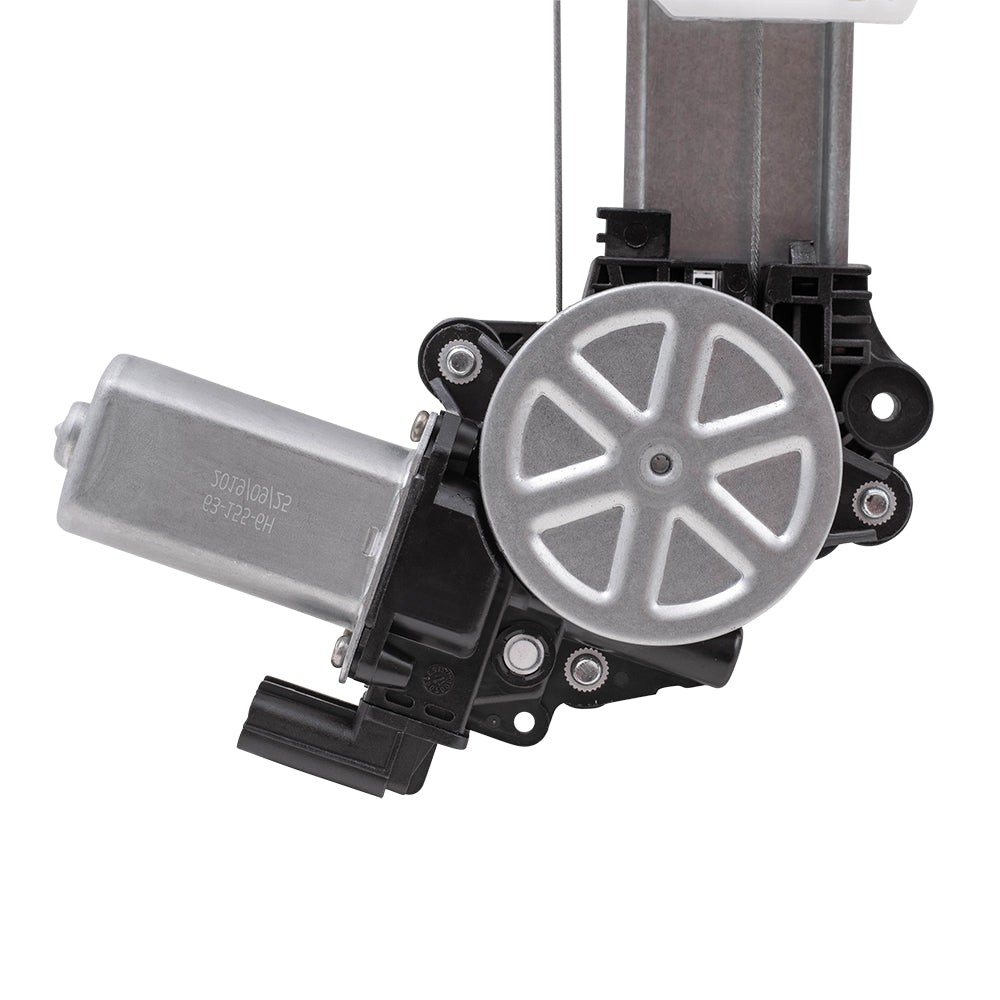 Front Driver Side Power Window Regulator with Motor-6 Pin Connector Compatible with 2013-2017 Accord Coupe