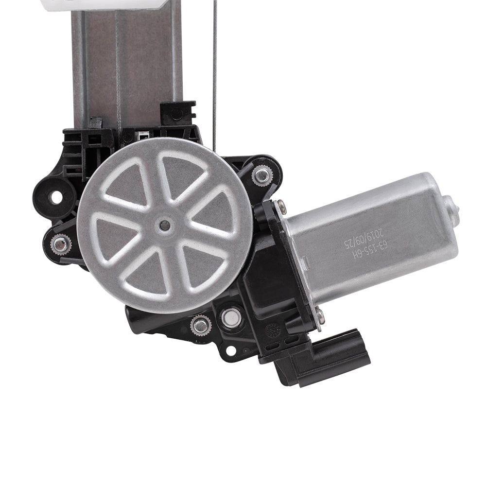 Front Passenger Side Power Window Regulator with Motor-6 Pin Connector Compatible with 2013-2017 Accord Coupe EXCLUDING LX-S