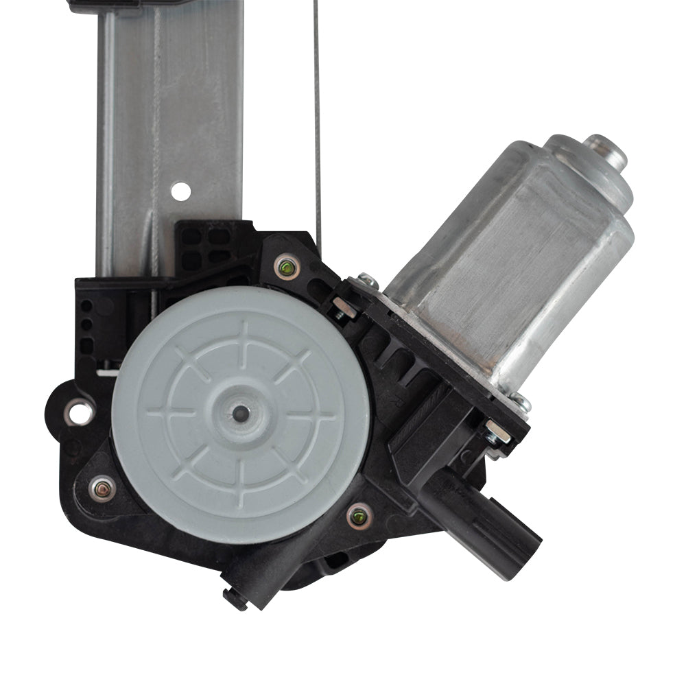 Pair Front Power Window Regulators with Motors Compatible with 09-15 Pilot