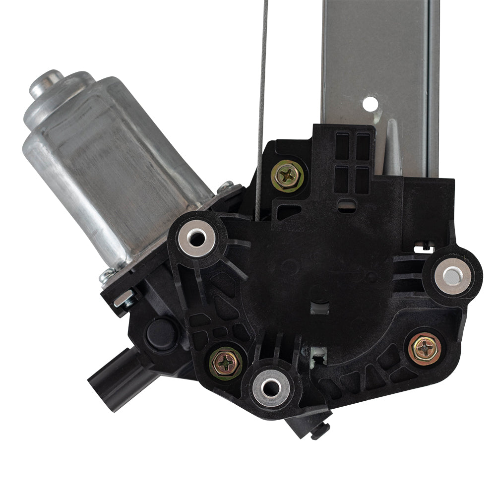 Pair Front Power Window Regulators with Motors Compatible with 09-15 Pilot