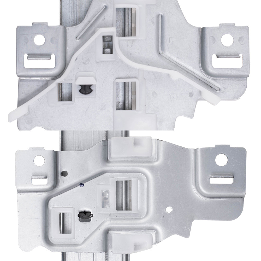 Driver and Passenger Side Front and Rear Power Window Regulators with Motor 4 Piece Set Compatible with 1998-2002 Honda Passport & 1998-2004 Honda Rodeo