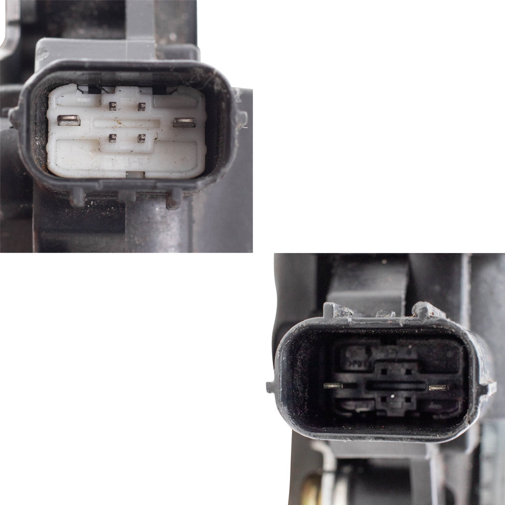 Pair Front Power Window Regulators with Motors Compatible with 11-17 Odyssey Van