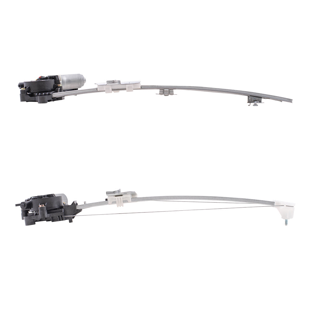 Power Window Regulator with Motor Front & Rear Driver And Passenger Side 4 Piece Set For 2016-2021 Honda Civic Sedan North America Built 2019-2022 Honda Insight